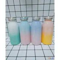 在飛比找蝦皮購物優惠-☆【現貨】清新漸層保溫瓶 牛奶瓶 350ml 保溫保冰 環保