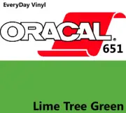 12"x5'-Lime Tree Green -Oracal 651-shiny Adhesive Vinyl-Craft Hobby-Sign Cutters