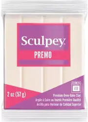 Premo Polymer Oven-Bake Clay, Translucent, Non Toxic, 2 Oz. Bar, Great for Jewel