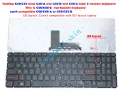 New for Toshiba C55-C C50-C C55T-C C50D-C C50T-C C55D-C series US Keyboard black