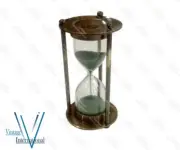 New 3 Minute Sand Timer Sandglass Antique Brass Nautical Home Decor @UK