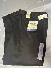 Dockers Relaxed Fit Pleated Pants Size 44x30 Gray