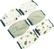 [FOMIYES] 3 Pairs Boys and Girls Protective Oversleeve Cartoon Oversleeve for Outdoor Activities Meal Arm Protective Sleeves Hand Cuff Wrap Sleeve Protector