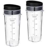 16Oz Replacement Cups for Ninja QB3001SS Fit Compact Personal Blender, with4767