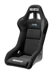 Sparco QRT-R Seat Ultralight Fiberglass Large Black Vinyl 008012RNRSKY
