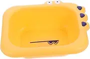 VICASKY Baby Wash Basin Cartoon Design Newborn Washbasin Easy to Grasp Portable for Infants Children Pp Material