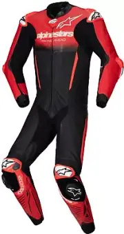 Alpinestars GP-R7 Mens Leather Motorcycle 1-Piece Suit Black/Red