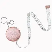 LWQWJING 3m/120"" Tape Measure Body Measuring Tape for Body Cloth Tape Measure for Sewing Fabric Tailors Medical Measurements Tape Dual Sided Leather Tape Measure Retractable (Pink), 120inch-3M