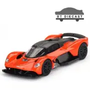 MINI GT ASTON MARTIN VALKYRIE 1/64 DIECAST MODEL CAR MAXIMUM ORANGE MGT00678