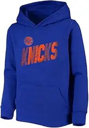 Outerstuff New York Knicks Kids Boys Size 4-7 Playground Logo Pullover Fleece Hoodie