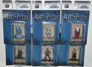 Jada NANO Metalfigs Harry Potter, Nearly Headless Nick, Argus Filch, Weasley NIP