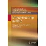 ENTREPRENEURSHIP IN BRICS: POLICY AND RESEARCH TO SUPPORT ENTREPRENEURS