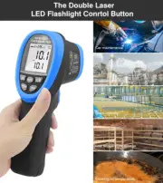 Infrared Thermometer -50-800℃ IR Temperature Gun Noncontact HP-985C
