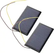 GARIOUANS 2pcs Mini Solar Panels for DIY Projects Compact Solar Power Kit for Science Experiments Educational