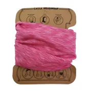 Calla Headwrap Womens One Size Sporty Hot Pink Multi Use Headwrap
