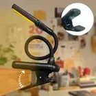 Night Light Clip Book Lamp Three-Button Touch Rechargeable 14 LED Mini Desk Lamp