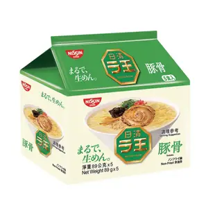 NISSIN日清 拉王 5入速食麵-豚骨味 445g【Donki日本唐吉訶德】