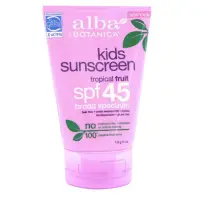 在飛比找蝦皮購物優惠-Alba botanica 兒童防曬霜spf45 （熱帶水果