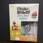 NINTENDO 3DS 2DS + AMIIBO / CHIBI ROBO ZIP LASH / BRAND NEW AUSTRALIAN VERSION