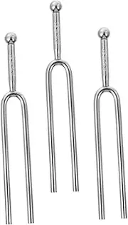 FUNOMOCYA Guitar Tuning Forks 3 Pack Tuning Fork Tuner Simple a Tone Tuner Metal Material