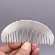 Solid S999 Fine Silver 999 Comb Smooth Healthy Hair Care Comb 60-62g 4.1inch