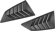 Matte Black Side Window Louvers Sun Shade Cover in GT Style Compatible for Nissan 2008-2017 R35 GTR GT-R