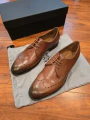 Allen Edmonds Luca Derby Wingtip Leather Men's Size 9.5D