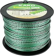 Sawtooth 140 Trimmer Line, Heavy Duty Sawtooth Weed Wacker String .140, Weed Eater String .140 inch-by-388ft-3lb Dual Core String Serrated Trimmer Line with Line Cutter