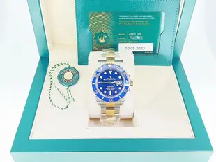 ROLEX 勞力士 Submariner 126613 LB 半金藍水鬼