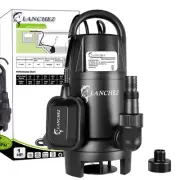 Sump Pump Submersible,1HP Automatic Sump Pump with Float Switch, 4462GPH Subm...