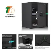 Biometric Safe, Safe Box with Fingerprint, Large Digital Keypad Safe with Rem...
