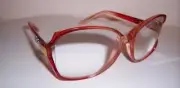 1.00 full lens READING GLASSES CRANBERRY designer 100 full magnification