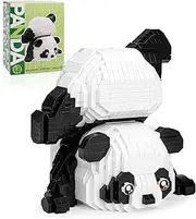 Mini Building Blocks Animals Sets for Goodie Bags, 1325 PCS Micro Mini Panda Building Toy Bricks for Adults, Party Favors for Kids 12+ 14+, Birthday Gift, Carnival Prizes