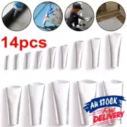 14x Profession Filler Tool Set Caulking Finisher Nozzle Glue Silicone Sealant