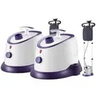 SOGA 2X Portable Garment Steamer Twin Poles 12 Settings Hanging Ironing Clothes