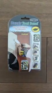 Handy Trends Magnetic Arm Tool Band Belt Pouch Hands Free Time Saving Aid New