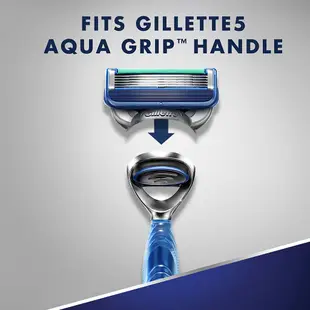 適用於 Gillette Fusion 5 剃須刀片剃須刀盒面部剃須刀盒男士替換頭套裝剃須鬍鬚補充裝 Gillette