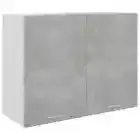 NNEVL Hanging Cabinet Concrete Grey 80x31x60 cm Chipboard