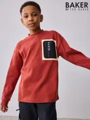 Baker by Ted Baker Long Sleeve Pocket T-Shirt (F11487) | $42 - $55
