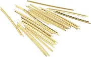 Mikinona Electric Guitar Fret Replacement 40pcs Fret Wire Set for Guitar Fretboard