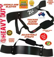 Heavy-Duty ARM BLASTER for Biceps TRICEPS GYM Workout EZ CURL Bar FITNESS Bomber