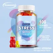 Goodbye Stress - GABA, L-Theanine, Relaxation Focus Stress Sleep, Calms Mind
