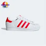 正版 ADIDAS ORIGINALS SUPERSTAR W 白 紅 貝殼頭 女生 CM8413 2 休閒鞋