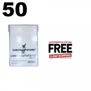 50 Crystal Clear Current Age Thick Comic Book Bags /w Backing Boards **1-3 DAYS