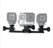 Litra Triple Mount 1/4 20 System With GoPro Finger Mount System New