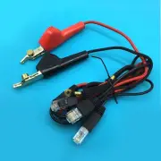 set Alligator clip Cord line angled bed nails clip RJ11/RJ45 plug Piercing Clips