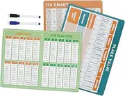 OHPHCALL Interactive Education Boards 2 Sided Whiteboards for Boys and Girls Learning Student Math Manipulatives