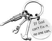 [homfanseec] Presents for Father Dad, Dad Keychain, Keychain for Dad, Thank You Presents for Dad from Daughter Son