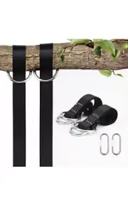 Tree Swing Straps, Tree Swing Hanging Strap Kits with Heavy Duty Carabiners,