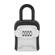 Key Lock Box Wall Mount and Portable Combination Lockbox with Resettable Code,Security Lockbox for Outside House Keys,Spare Keys Storage